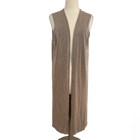 COC Jackets & Blazers - C.O.C Lightweight Nylon Midi Vest beige Size medium